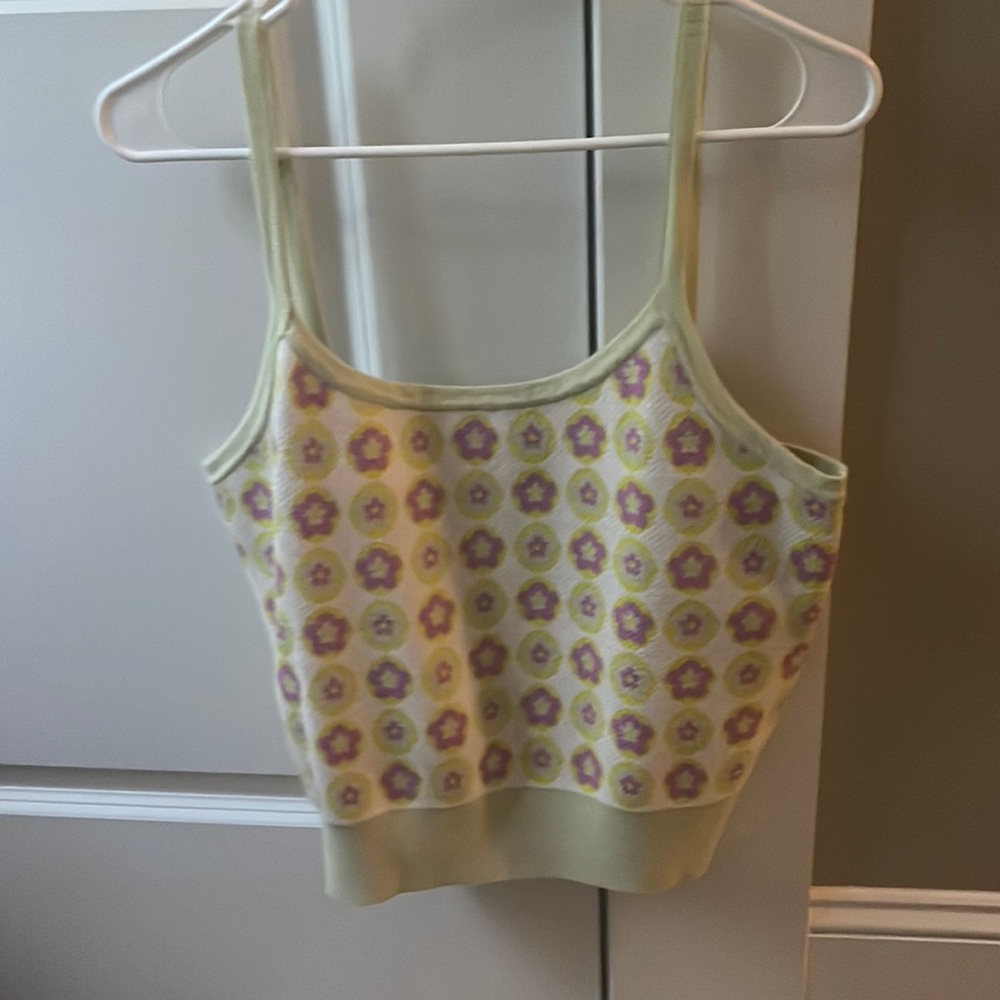Floral crop top